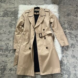J. Crew Tan Trench Coat